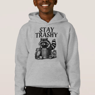 Trashy Raccoon bleibe Hoodie