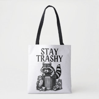 Trashy Raccoon bleibe Tasche
