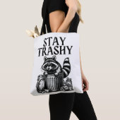 Trashy Raccoon bleibe Tasche (Von Nahem)