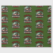 Trashy Redneck Weihnachten Geschenkpapier (Flach)