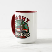 Trashy Redneck Weihnachten Tasse (Vorderseite Links)
