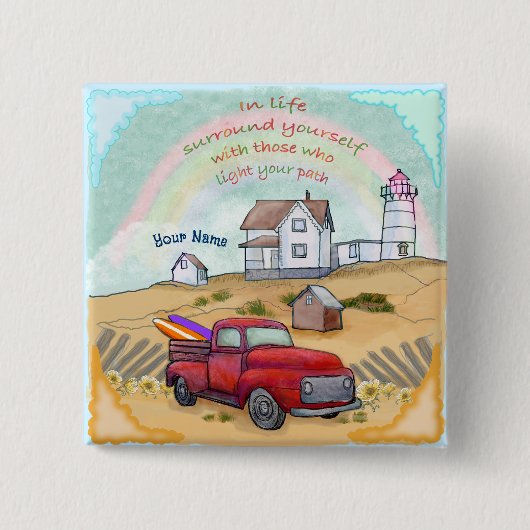 Trasse Lighthouse Button (Vorderseite)