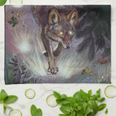 Trassenleuchte Coyote Geschirrtuch (Gefaltet)