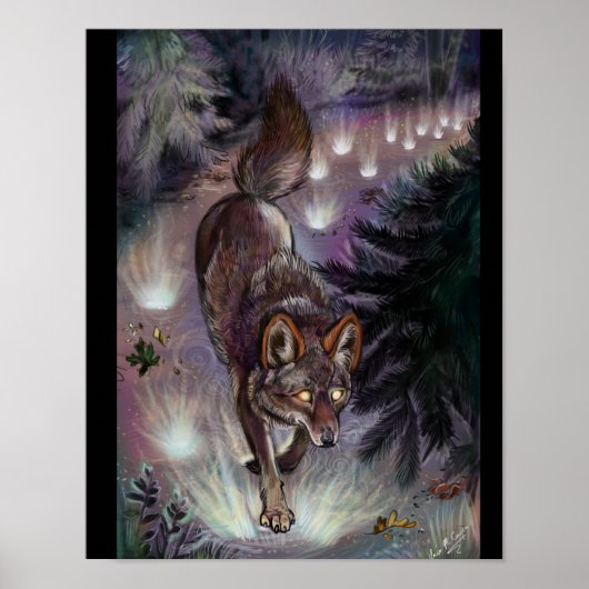 Trassenleuchte Poster (Vorne)