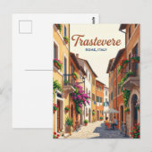 Trastevere Italien Postkarte (Vorne/Hinten)