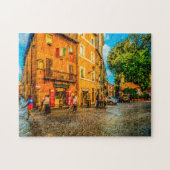 Trastevere Rom. Puzzle (Horizontal)
