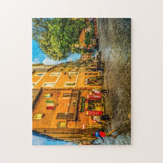 Trastevere Rom. Puzzle (Vertikal)