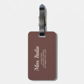 Trastevere Rome Gepäckanhänger (Rückseite vertikal)