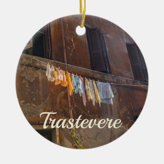 Trastevere Rome Keramik Ornament (Vorne)