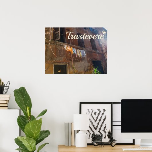Trastevere Rome Poster (Heimbüro)