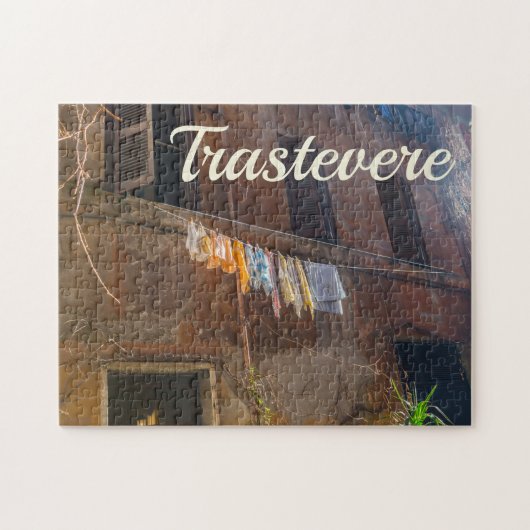 Trastevere Rome Puzzle (Horizontal)