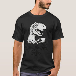 Tratsch ausplaudern Rex Lustiger Dinosaurier Klats T-Shirt
