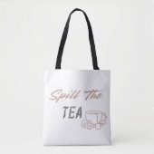Tratsch-Tasse Funny-Tragetasche für Sie Tasche (Vorderseite)