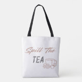Tratsch-Tasse Funny-Tragetasche für Sie Tasche (Rückseite)