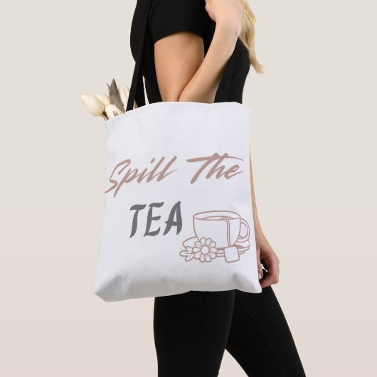 Tratsch-Tasse Funny-Tragetasche für Sie Tasche (Von Nahem)