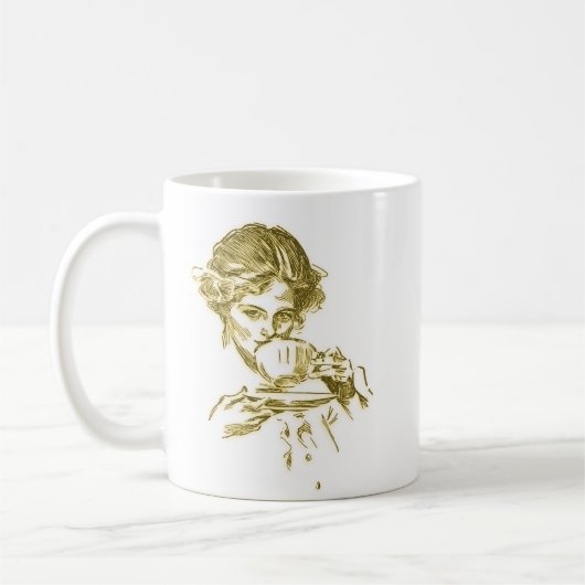 Tratsch verbreiten, Schatz Kaffeetasse (Links)
