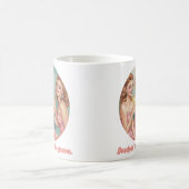 Tratschen über den Bräutigam Retro Brautjungfern Kaffeetasse (Mittel)