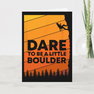 Trau dich, ein kleiner Boulder-Felsenkletterer zu Karte