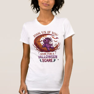 Trau dich Halloween Angst Lila Voodoo-Puppe Cresce T-Shirt
