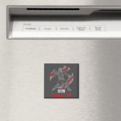 Trau dich, ich fordere dich heraus Lustiges Baseba Magnet (In Situ (Geschirrspüler))