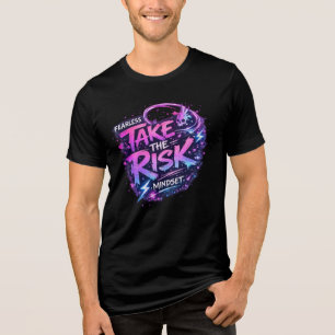 "Trau Dich" T-Shirt – ein Stil der Kühnheit und Tri-Blend Shirt