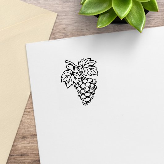 Traube 1x1 gummistempel