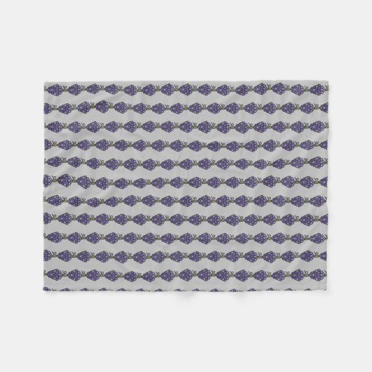 Traube Fleecedecke (Vorderseite (Horizontal))