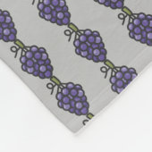 Traube Fleecedecke (Ecke)