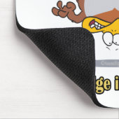 Traube in Birne 1. Tag Weihnachten Mousepad (Ecke)