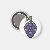 Traube Magnet (Vorderseite/Rückseite)