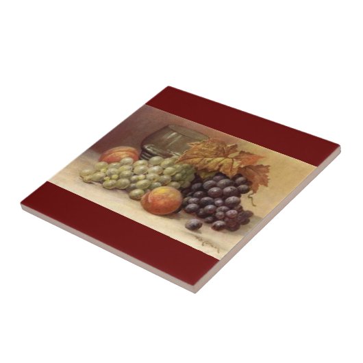 Traube oder Wein Fliese oder Trivet (Seite)