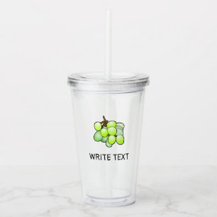 Trauben Acryl Tumbler Acryltrinkbecher