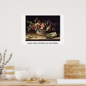Trauben, Äpfel und Melonen von Louise Moillon Poster (Küche)