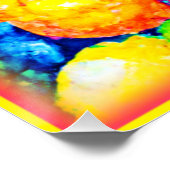 Trauben, Apfel- und Zitrusfrüchte. Jetzt kaufen Poster (Ecke)