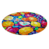 Trauben, Apfel- und Zitrusfrüchte. Jetzt kaufen Schneidebrett (Ecke)