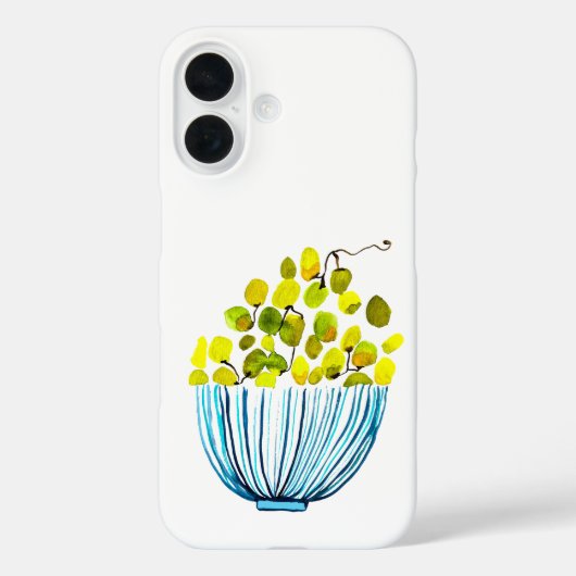 Trauben Aquarell Frucht Illustration Case-Mate iPhone Hülle (Rückseite)
