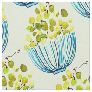 Trauben Aquarellfrucht Stoff