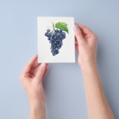 Trauben. Aquarellmalerei Flyer (Gruppe)