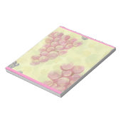 Trauben auf Blätter Notizblock (Rotiert)