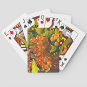 Trauben auf der Rebe Spielkarten (Rückseite)