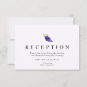 Trauben auf der Weintraubkarte Einladung (Vorderseite)