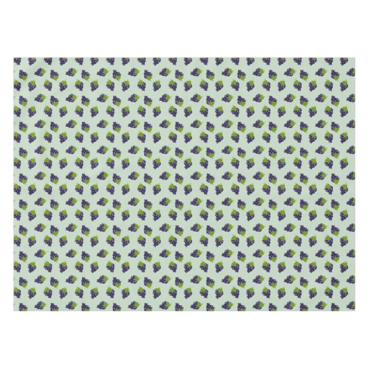 Trauben auf Light Laurel Green Tischdecke (Vorderseite (Horizontal))