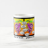 Trauben aus Zorn, Liebe, Kriegspass und T-Shirts Kaffeetasse (Mittel)