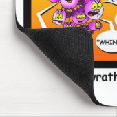 Trauben aus Zorn, Liebe, Kriegspass und T-Shirts Mousepad (Ecke)