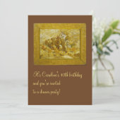 Trauben Birnen & Lemons Van Gogh Kunst Einladung (Stehend Vorderseite)