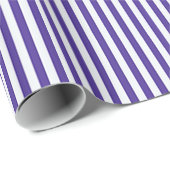 Trauben-blaue Streifen Geschenkpapier (Rolleneckpunkt)