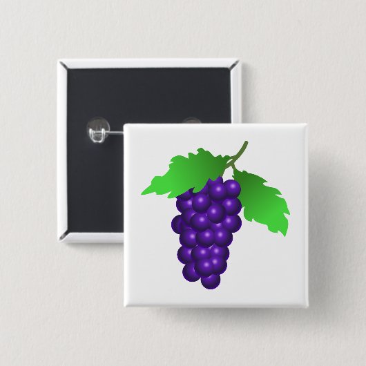 Trauben Button (Vorne & Hinten)