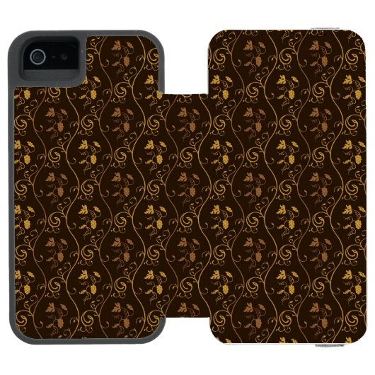 Trauben décor incipio iPhone Geldbeutel-Hülle (Folio Geöffnet)