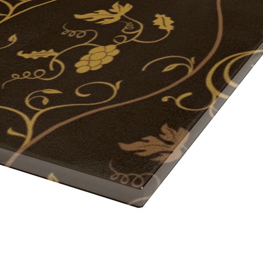 Trauben décor schneidebrett (Ecke)