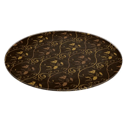 Trauben décor schneidebrett (Ecke)